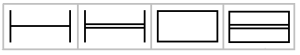 Window Types Represented in Floor Plans